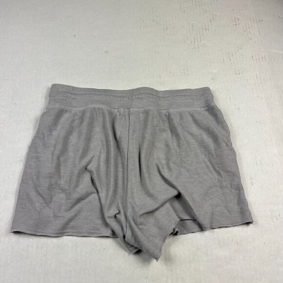 Splendid Jersey Knit Shorts Gray Lounge Drawstring Pockets Stretchy Casual SMALL - Picture 8 of 10
